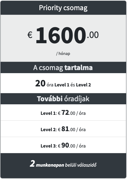 Priority előfizetés
